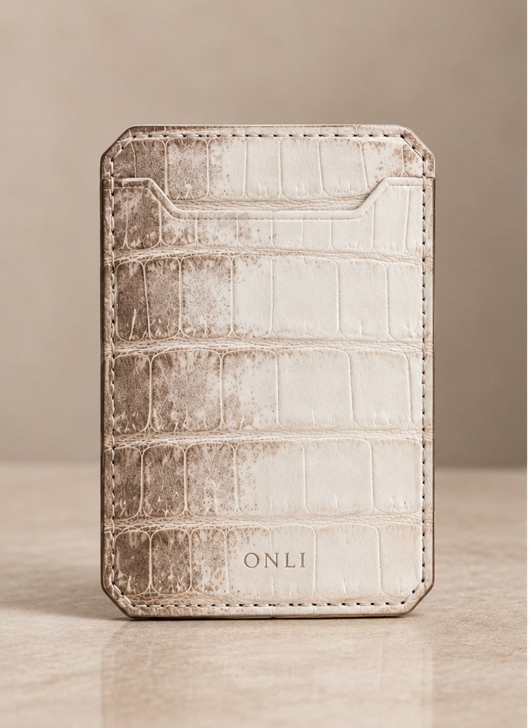 ONLI Himalayan Crocodile Leather Cardholder