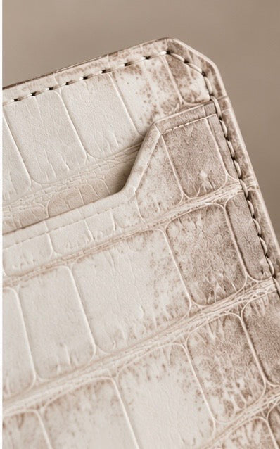 ONLI Himalayan Crocodile Leather Cardholder