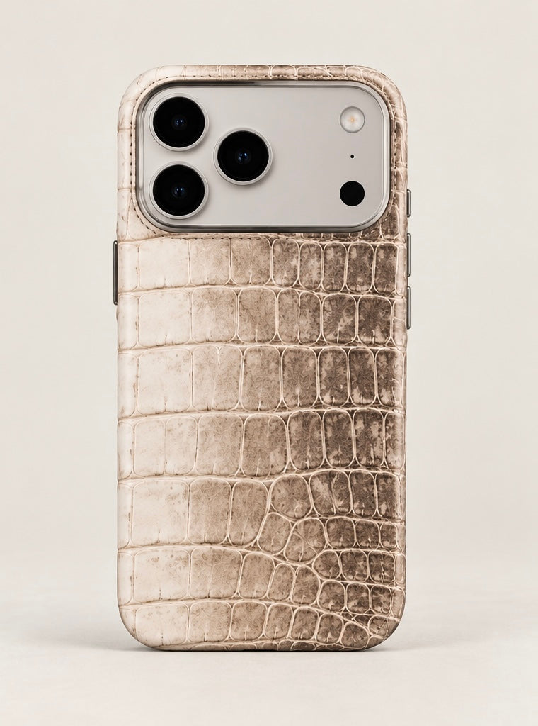 ONLI Himalayan Crocodile Leather iPhone Case
